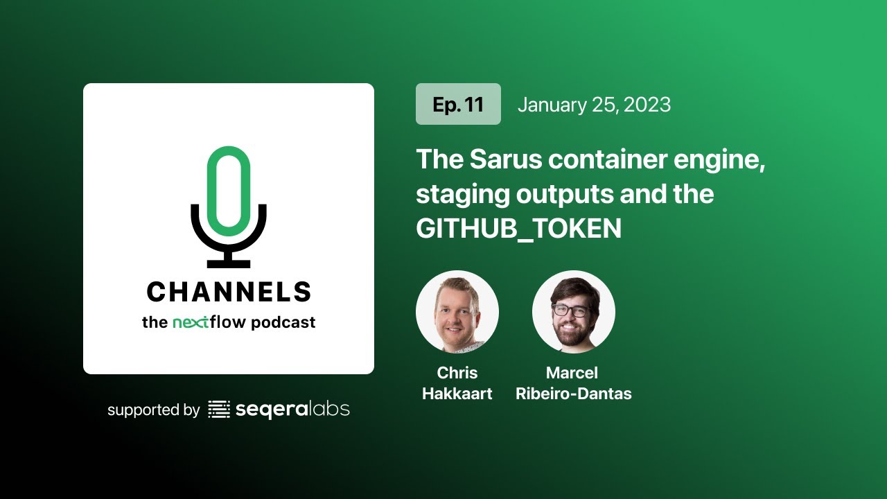 Episode 11: The Sarus container engine, staging outputs and the GITHUB_TOKEN