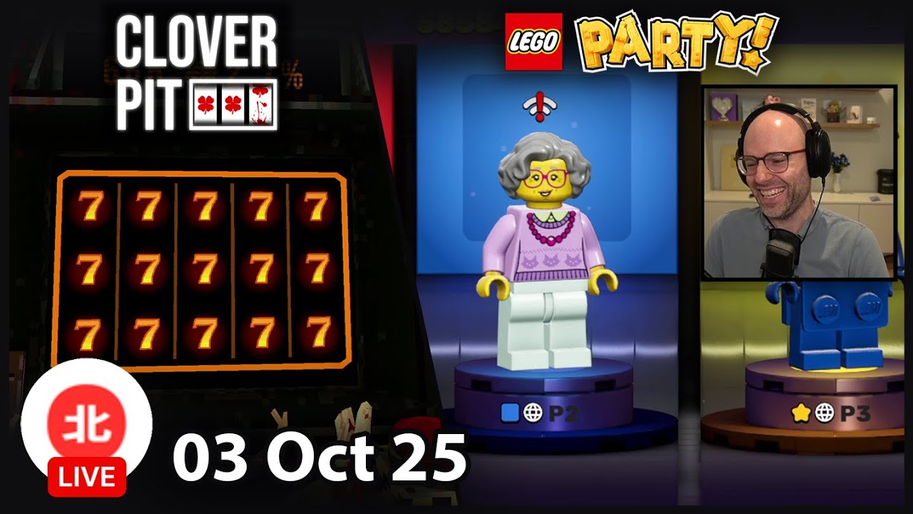 CloverPit / LEGO Party! - 03 Oct 2025 - Unofficial Northernlion VOD without Chat