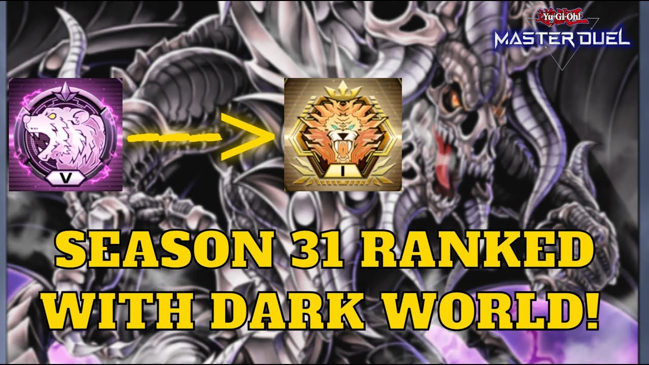 Road to Master 1 with Dark World! - Season 31 [Yu-Gi-Oh! Master Duel] 100 SUBS!
