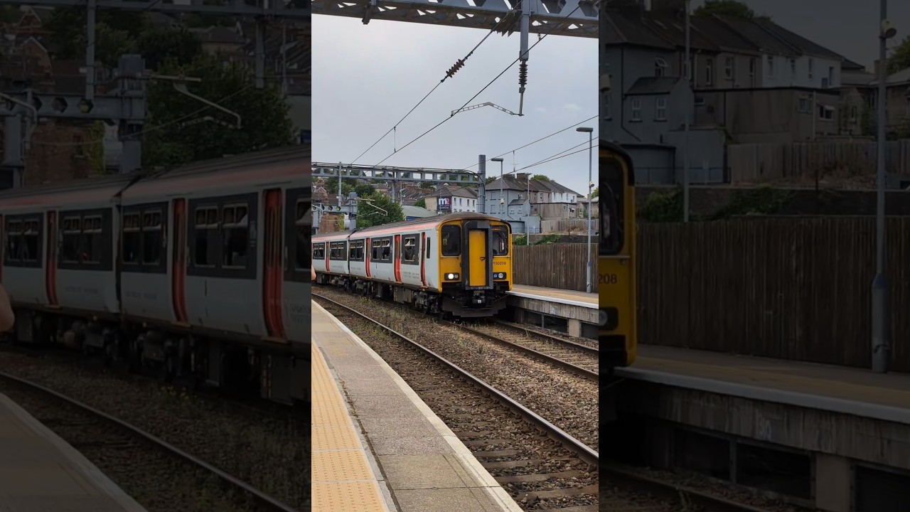 TfW 150208 arrives into Newport (South Wales)