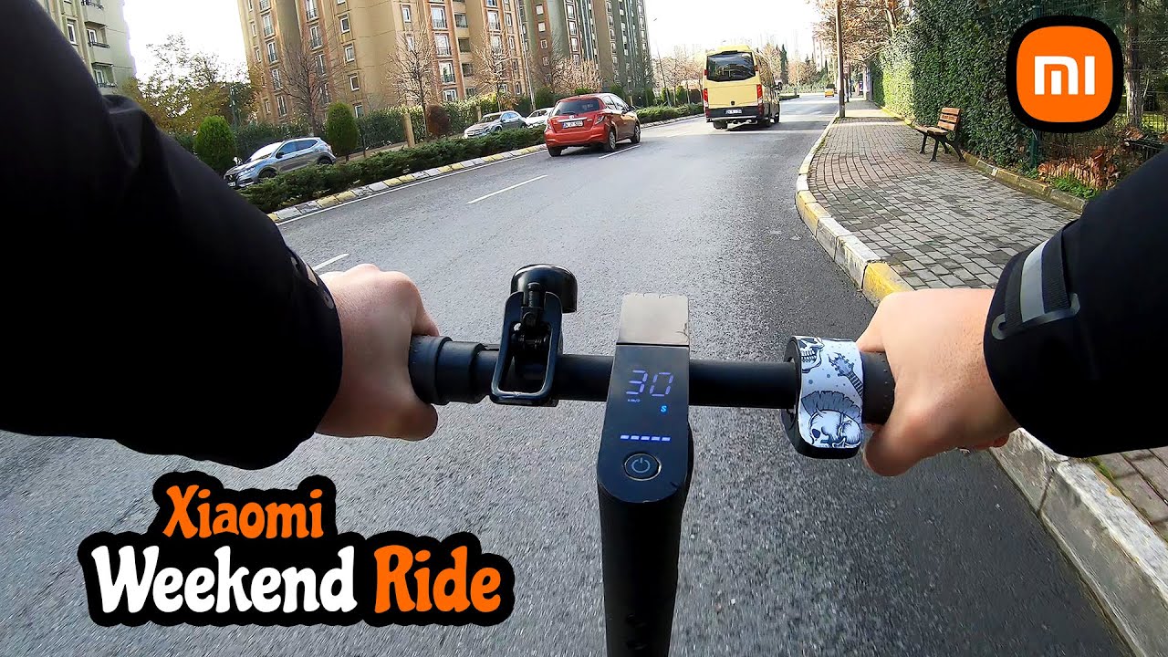 Xiaomi Mi 1S Electric Scooter - Weekend Ride (Environment Sound Only) 4K