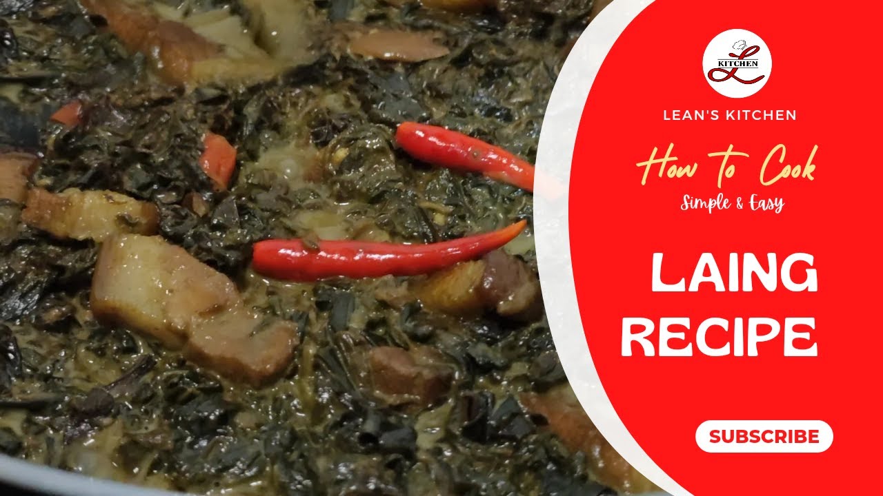 EASY LAING RECIPE | DRIED LAING IN COCONUT MILK | BICOL RECIPE | FILIPINO DISH