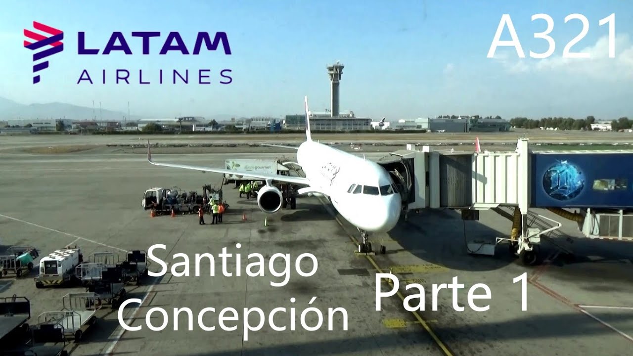 Santiago - Concepción | Despegue | LATAM A321 | SCL / CCP  (1/2)