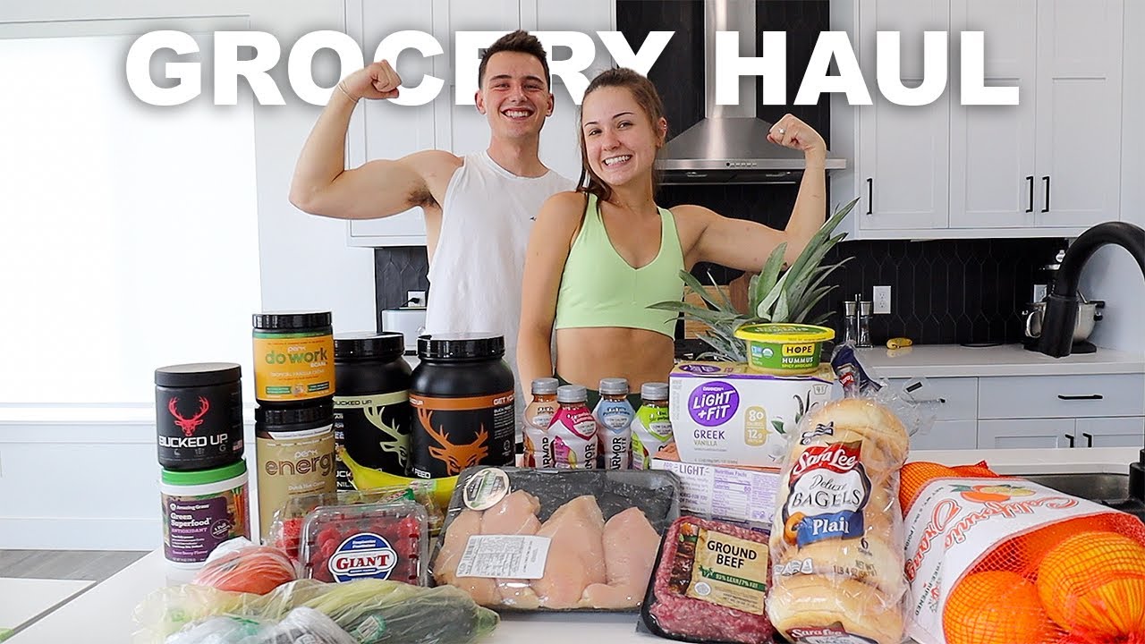 HUGE GROCERY HAUL | What we eat to stay in shape!