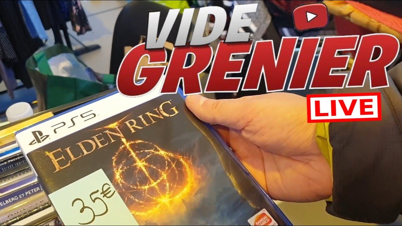 Vide Grenier Live - Star Wars, Jouets, Nintendo Wii et du PS3 dans ce VG avec des jeux peu commun 🤩
