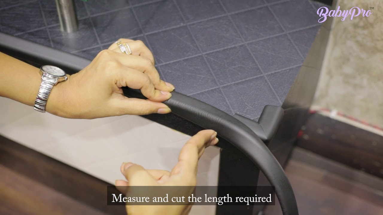 BabyPro™ Corner Guards & Safety Edge Strip for covering sharp corners of bed/table/pillars