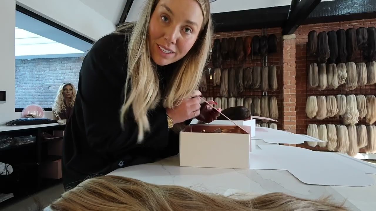 Spend the day with me packing wig orders!