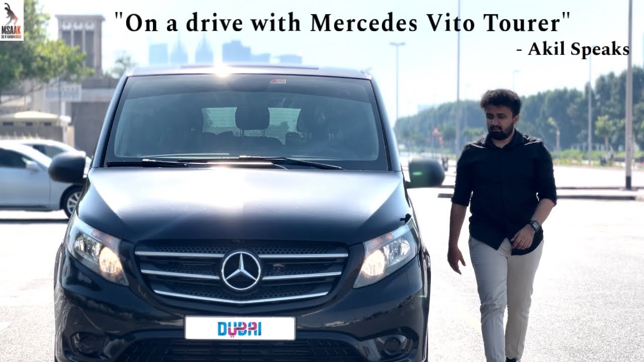 On a Drive with Mercedes Benz Vito Tourer 😍😇 | 8 seater | luxurious ever | #dubaivlog #akilspeaks