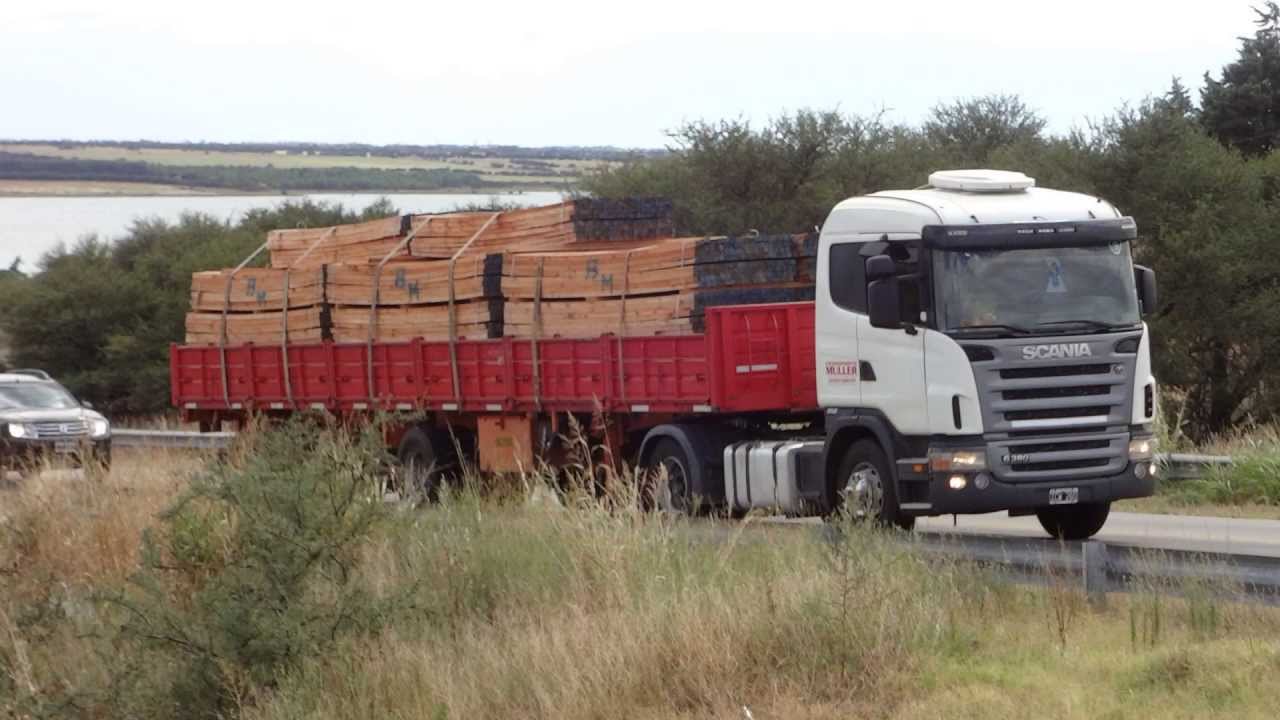 CAMIONES ARGENTINOS,CHILENOS Y BRASILEÑOS EN LA PAMPA PARTE 23