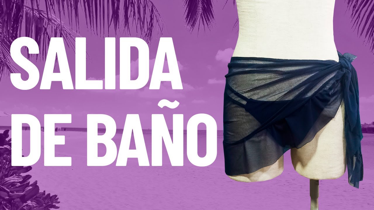 Crea este PAREO de playa ⛱️ Fácil y Rápido en 10 MINUTOS 🔥 + Patrón GRATIS