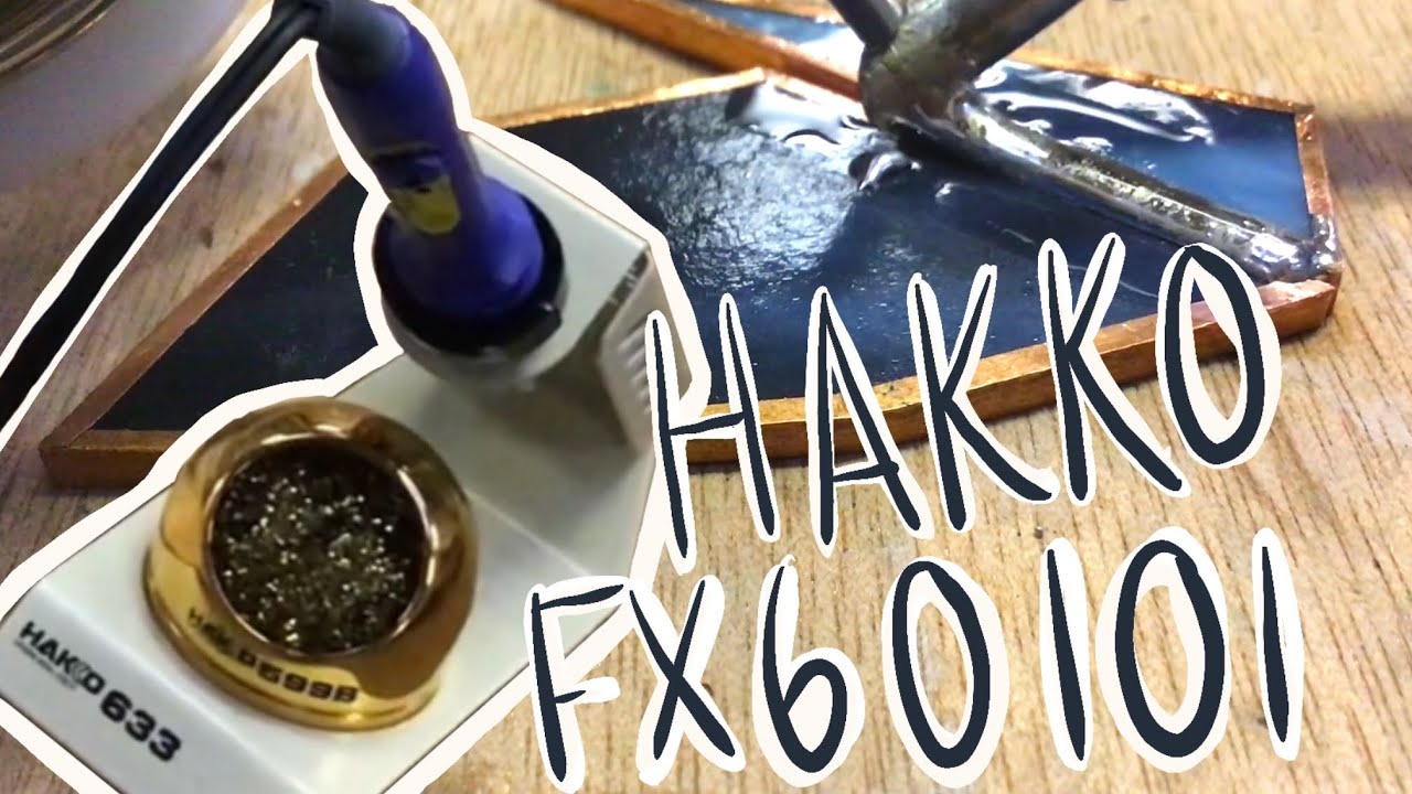 Stained glass Soldering Iron Review/Unboxing - HAKKO FX60101