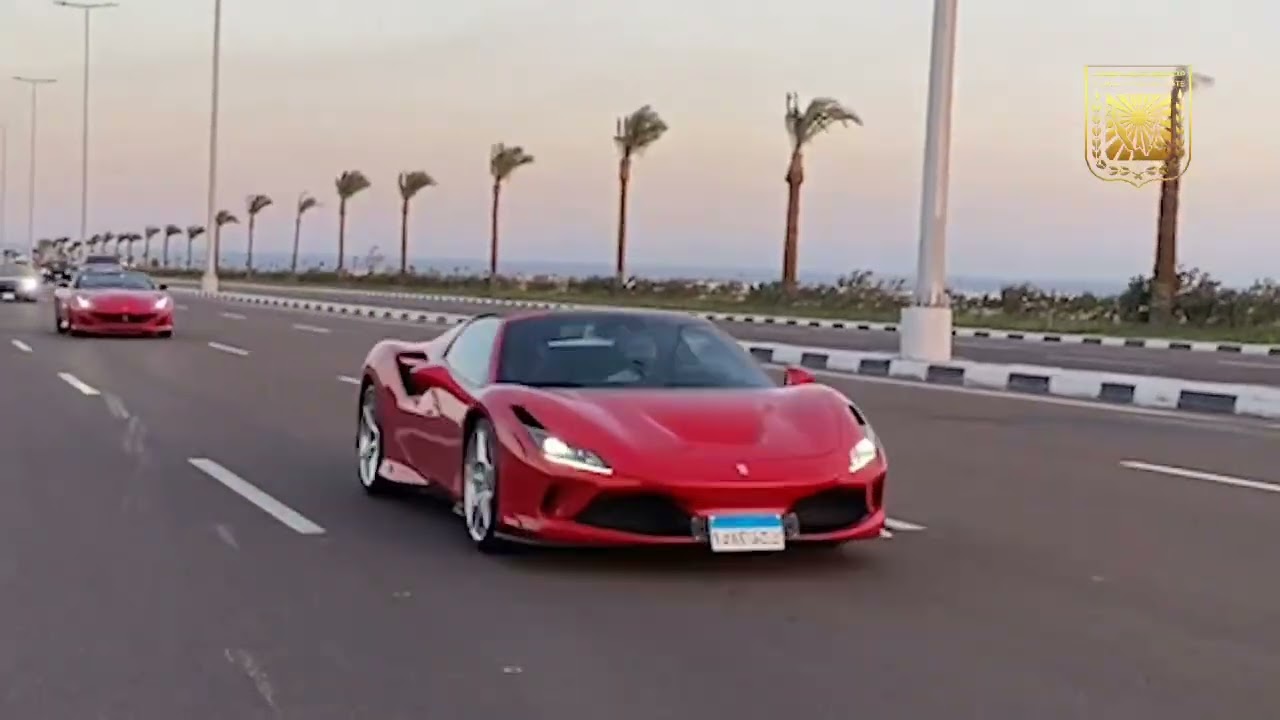 لأول مرة في مصر وتحت رعاية محافظ جنوب سيناء شرم الشيخ تشتعل بالحماس مع فيراري العالمية وعز العرب