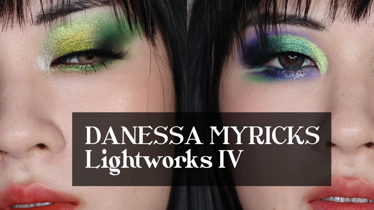 🚀Danessa Myricks LIGHTWORKS IV🚀 first two looks (1/2) multichrome monolid makeup tutorial