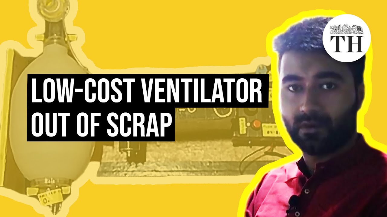 Young inventor makes low-cost ventilator out of scrap