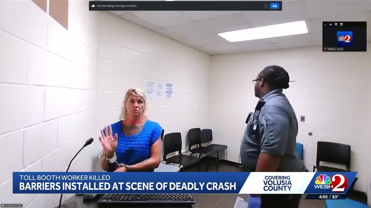 First court appearance for driver accused of killing toll booth worker in Daytona Beach Shores