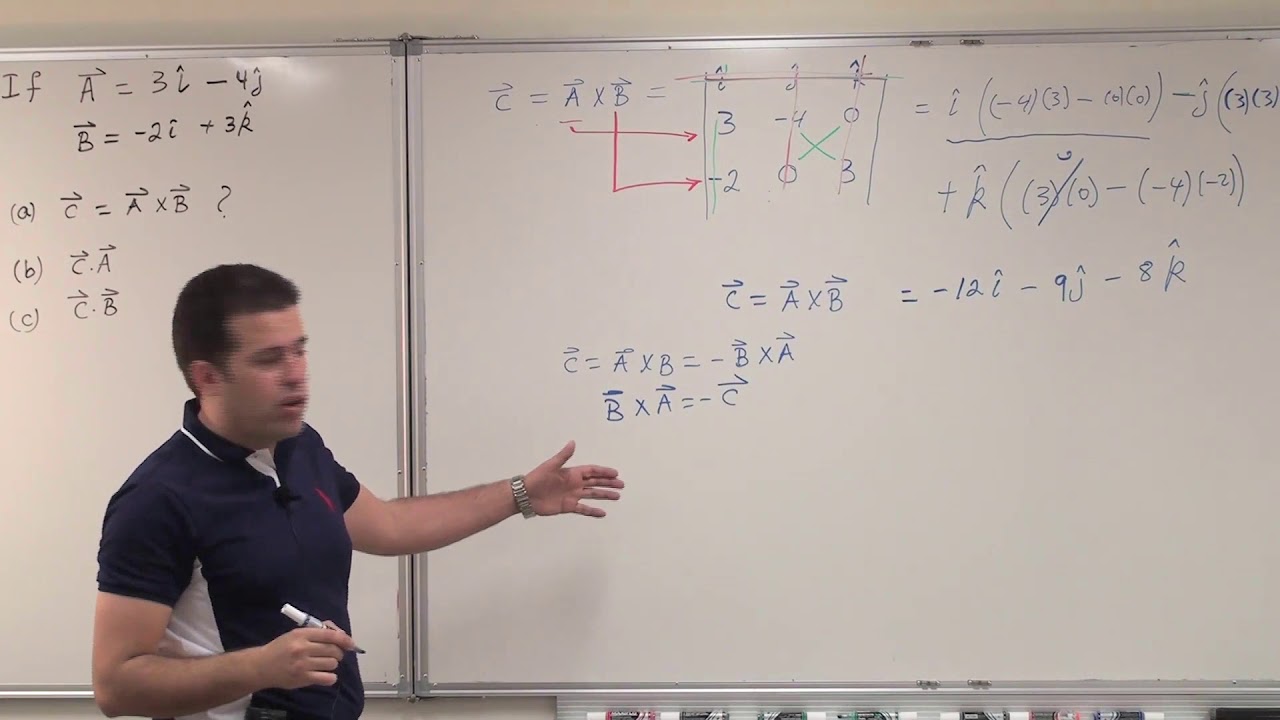 PHYS-101-Multiplication of Vectors Q & A