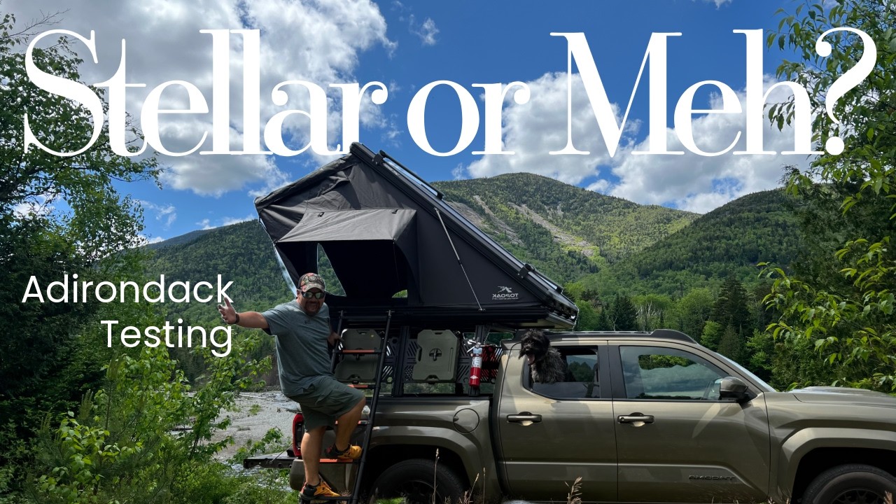 Rooftop Tent Camp Trail Test | 2025 Tacoma Overland Build | Adirondack Camping, Hunting & Hiking