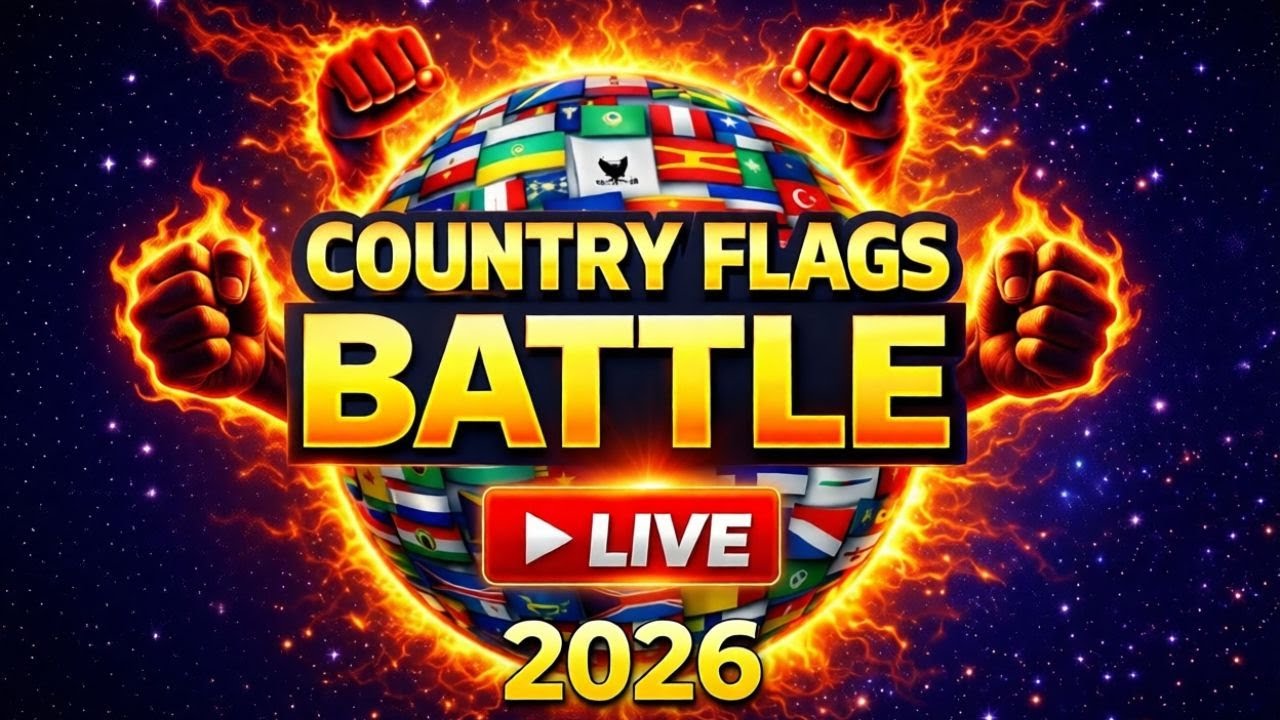 Learn Country Flags 🌍🎵 | Flag Survival  2026 | Geography Game 🎮 24.02.2026 [LIVE] #012