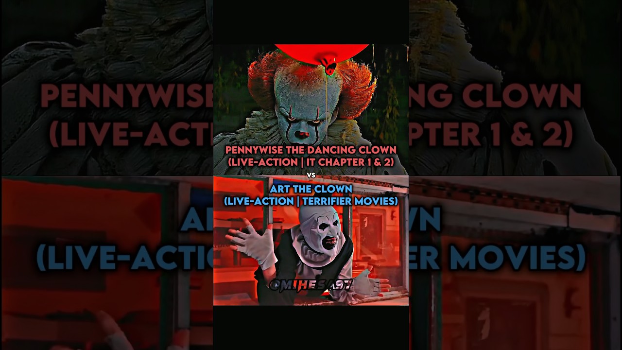 Pennywise (LIVE-ACTION | IT Chapter 1 & 2) vs Art The Clown (LIVE-ACTION | Terrifier Movies)