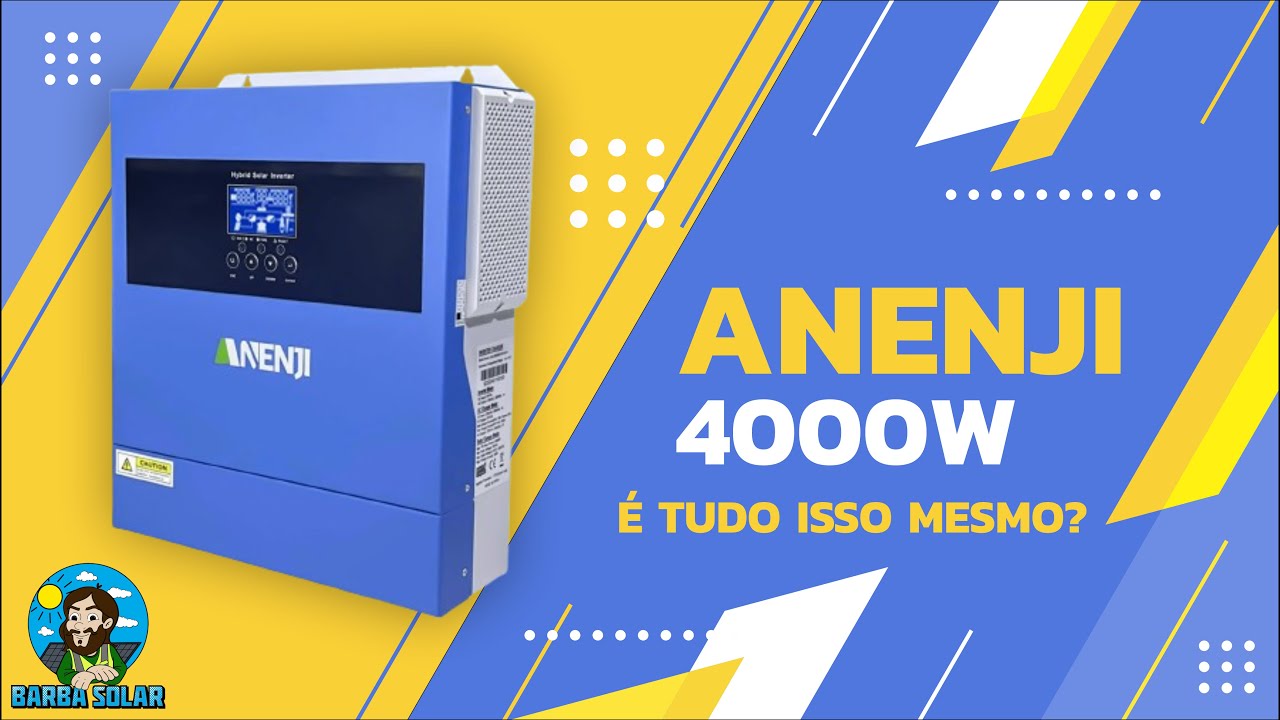 ANENJI! 4000w CUIDADO ANTES DE COMPRAR ⚠️ Teste REAL no Off-Grid | BarbaSolar