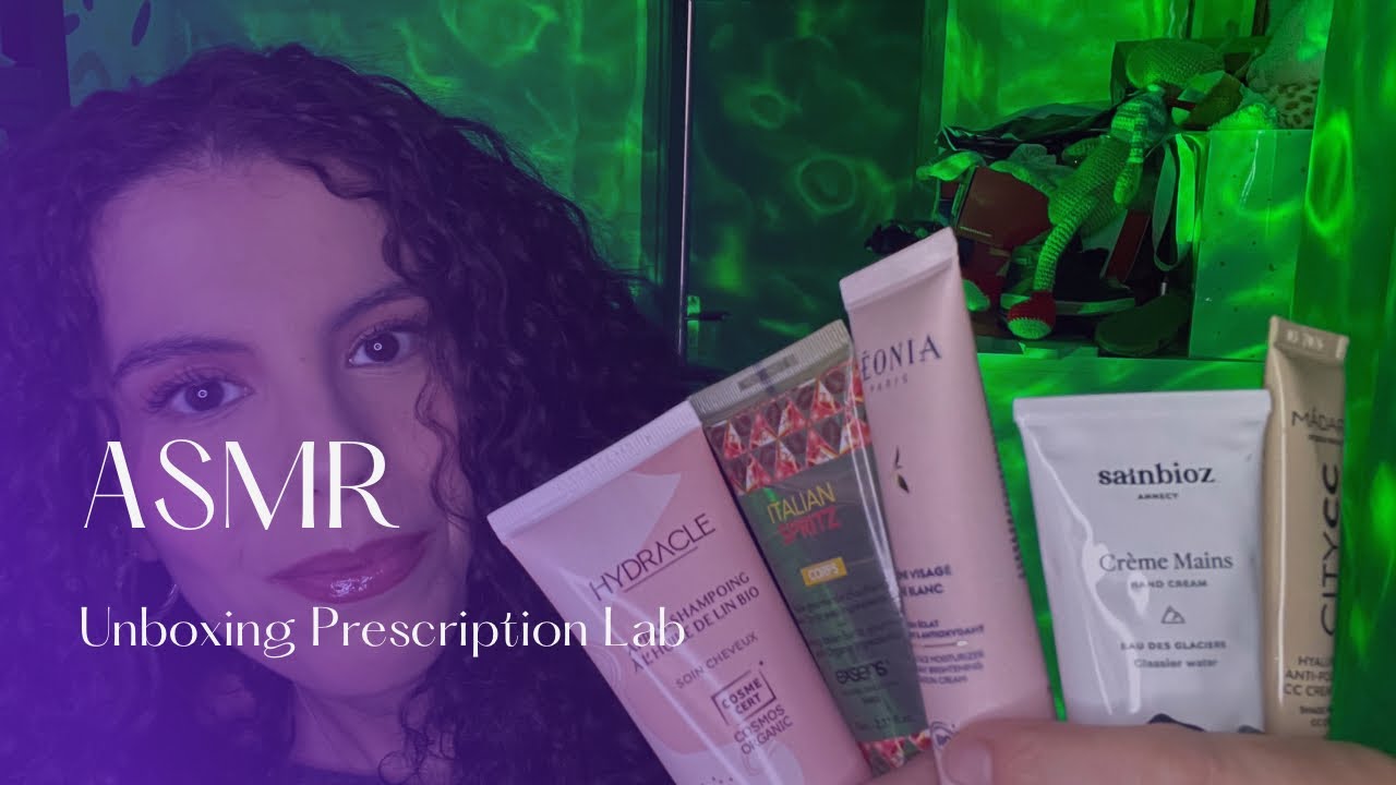 ASMR - Unboxing Prescription Lab feat la Pluie ☔️ (chuchotements) #asmrfr #relaxation #rainsounds