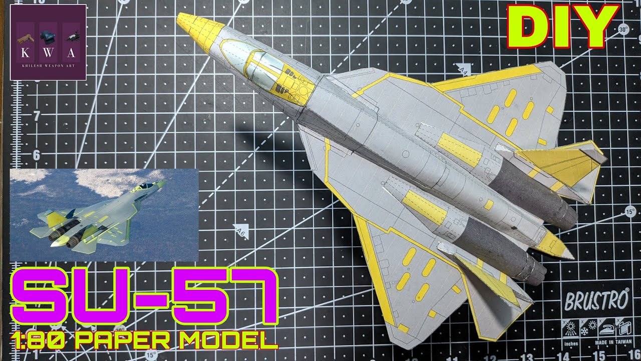 SU-57 (1:80) Paper Model