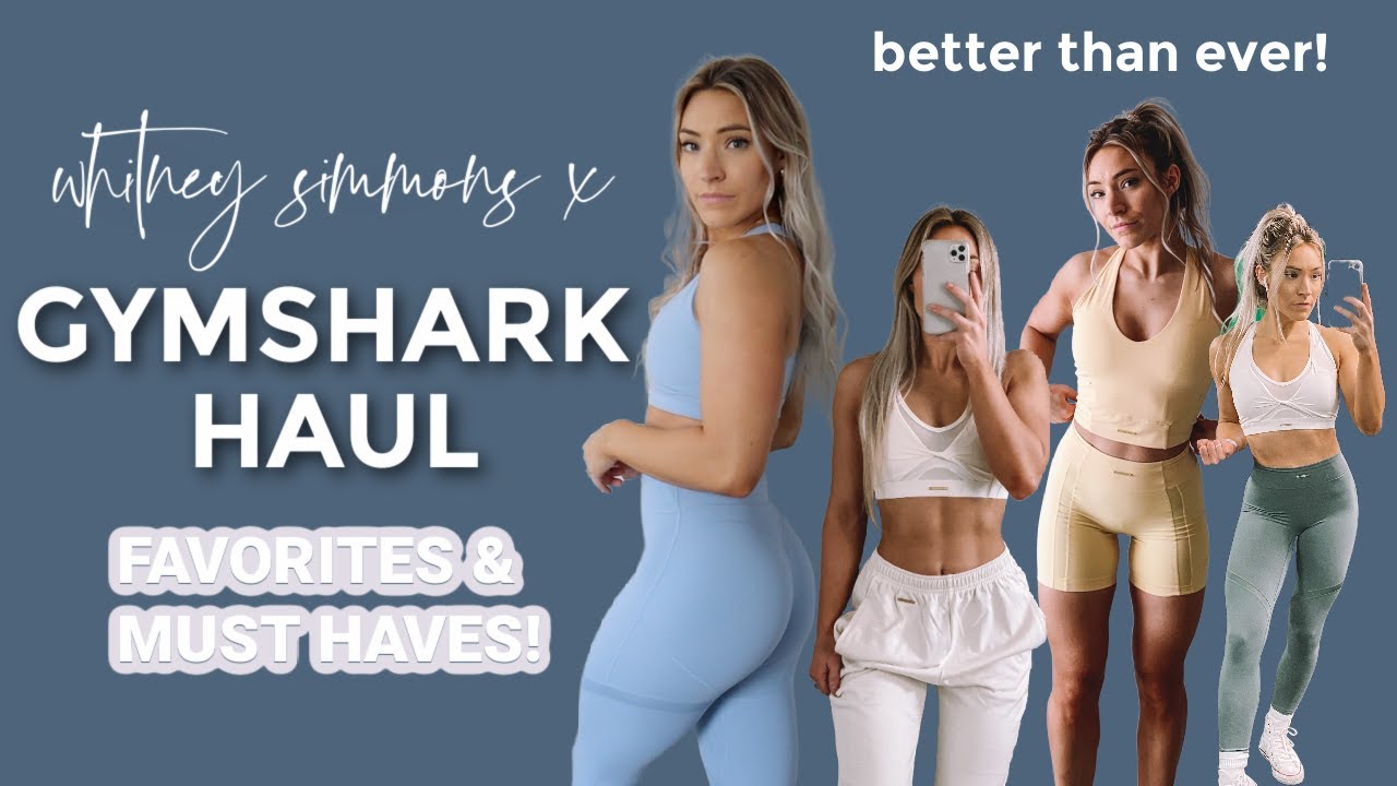 Whitney Simmons x Gymshark V3 Try On Haul and Workout Test!