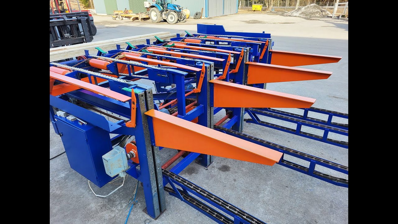 Chicagowood AB shows a Kujakon / Almab stacker in function