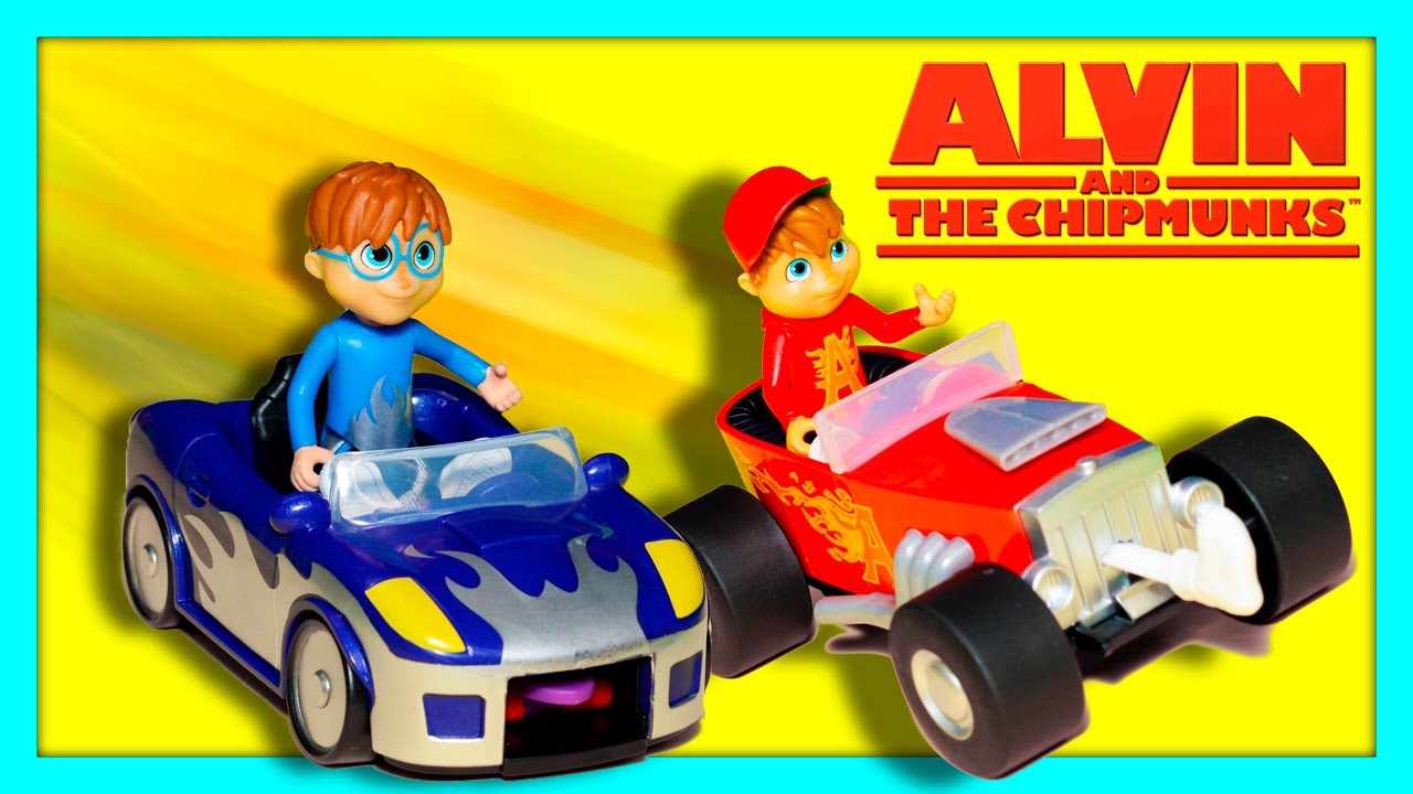 Unboxing the Alvin and the Chipmunks Racing Cars with PJ Masks Toys