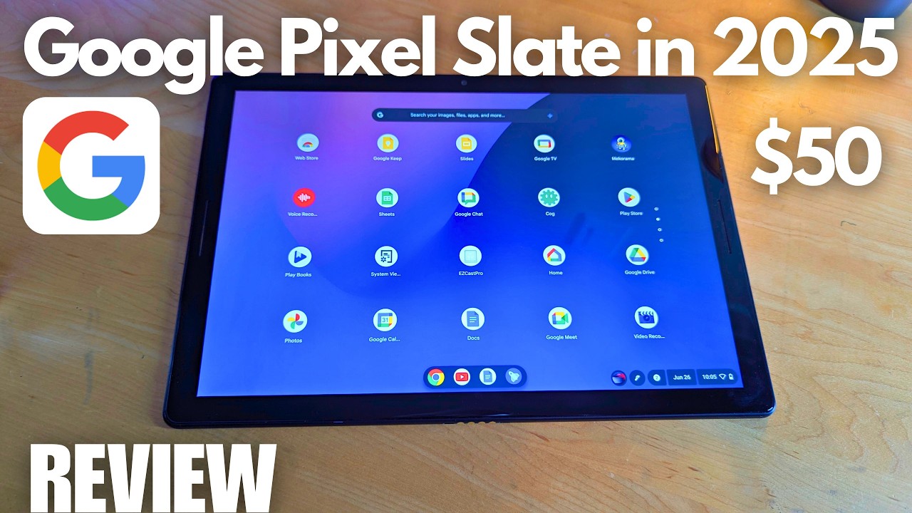 REVIEW: Google Pixel Slate in 2025...Once Ridiculed, Now Best Budget Tablet Chromebook Under $100?