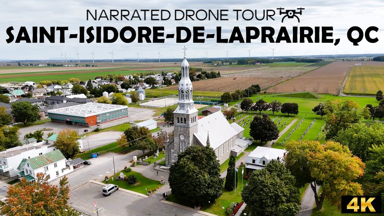 ⚜️ Saint-Isidore-de-Laprairie, Québec 🇨🇦  ✈️ 4K Drone
