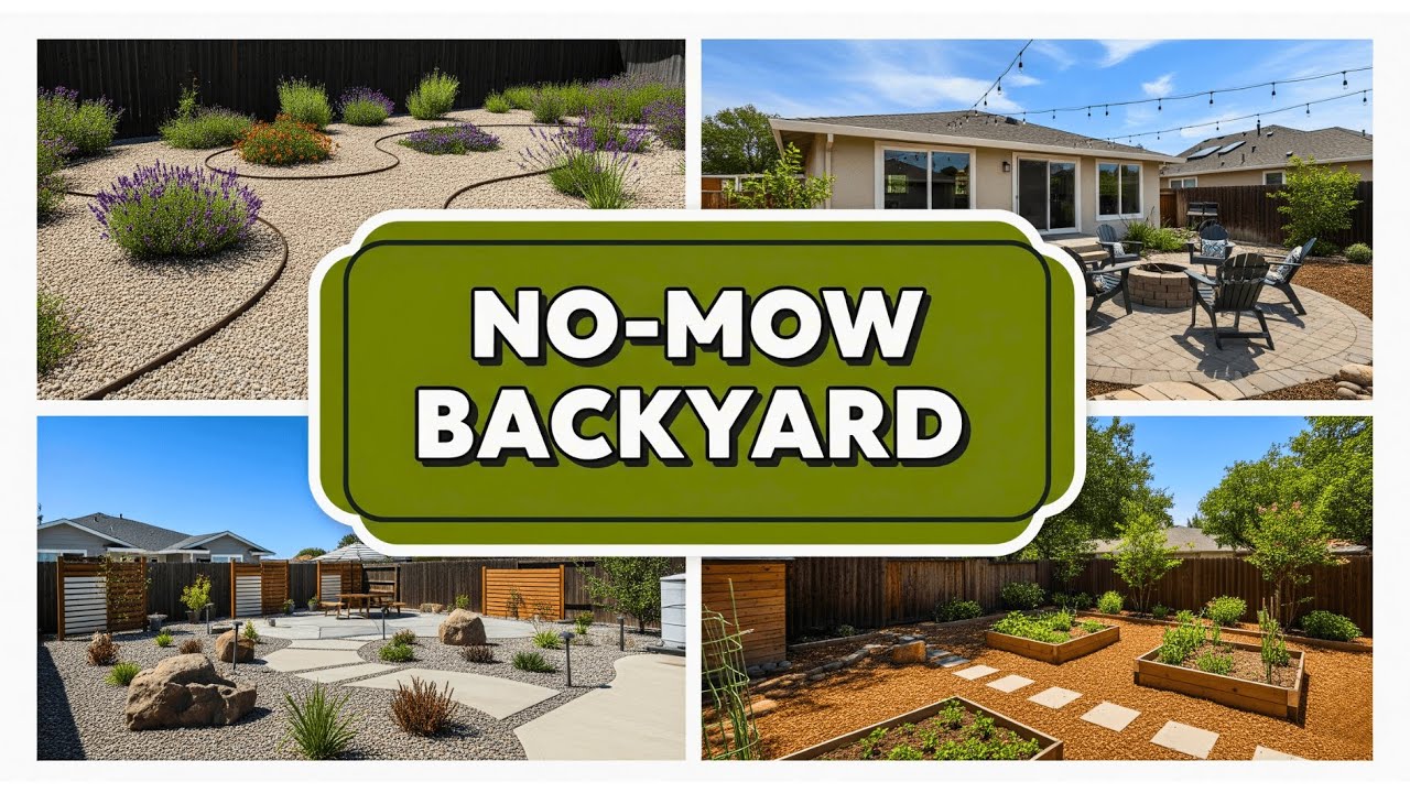 No-Mow Backyard Ideas: The Ultimate Guide to a Lawn-Free, Low-Cost Yard