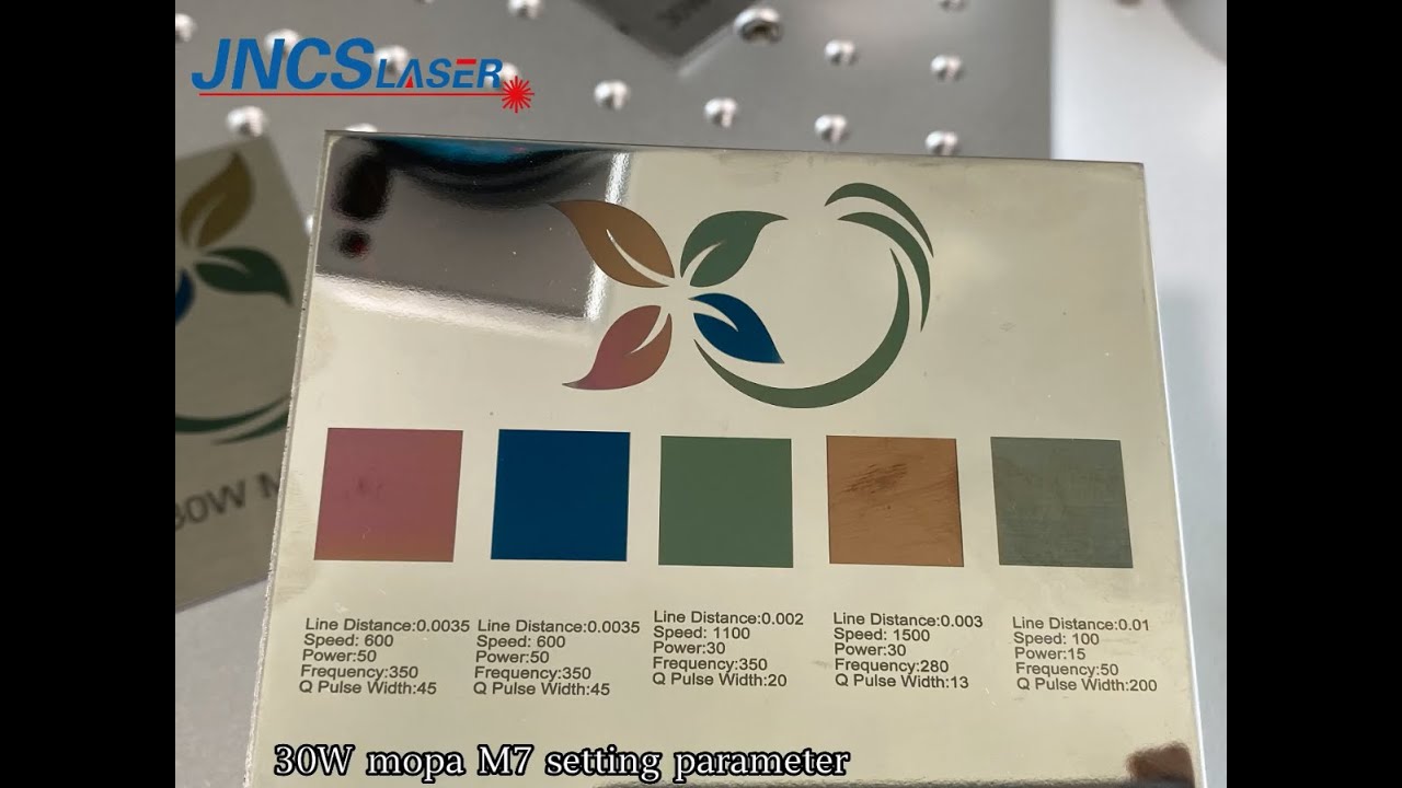 30W JPT Mopa fiber laser marking machine for marking stainless steel