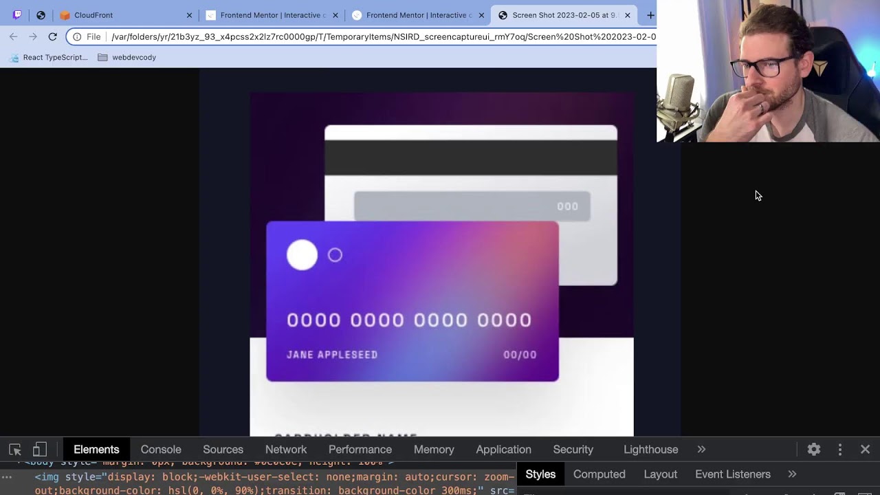 Doing frontendmentor.io challenges using HTML / CSS