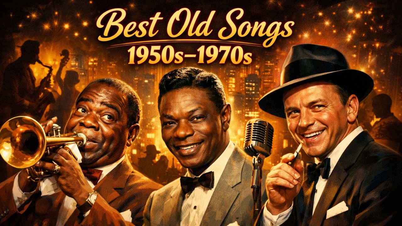 Louis Armstrong, Nat King Cole, Frank Sinatra 🎷Golden Era Jazz Classics | Best Old Songs 1950s–1970s