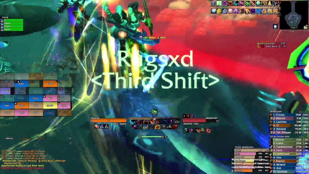 Magtheridon Classic TBC - Feral Druid PoV