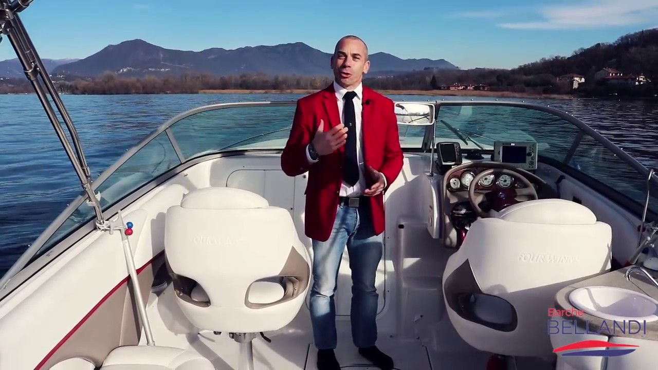 Four Winns 245 Sundowner Barca usata in Lago [ prova in acqua ]