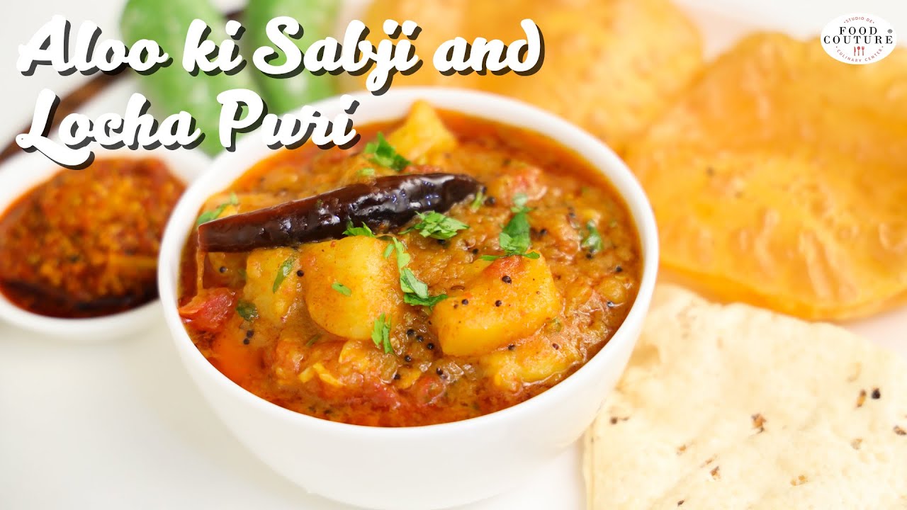 Aloo Sabji n Locha Puri | Lunch n Dinner Platter Recipe | Chetna Patel Recipes