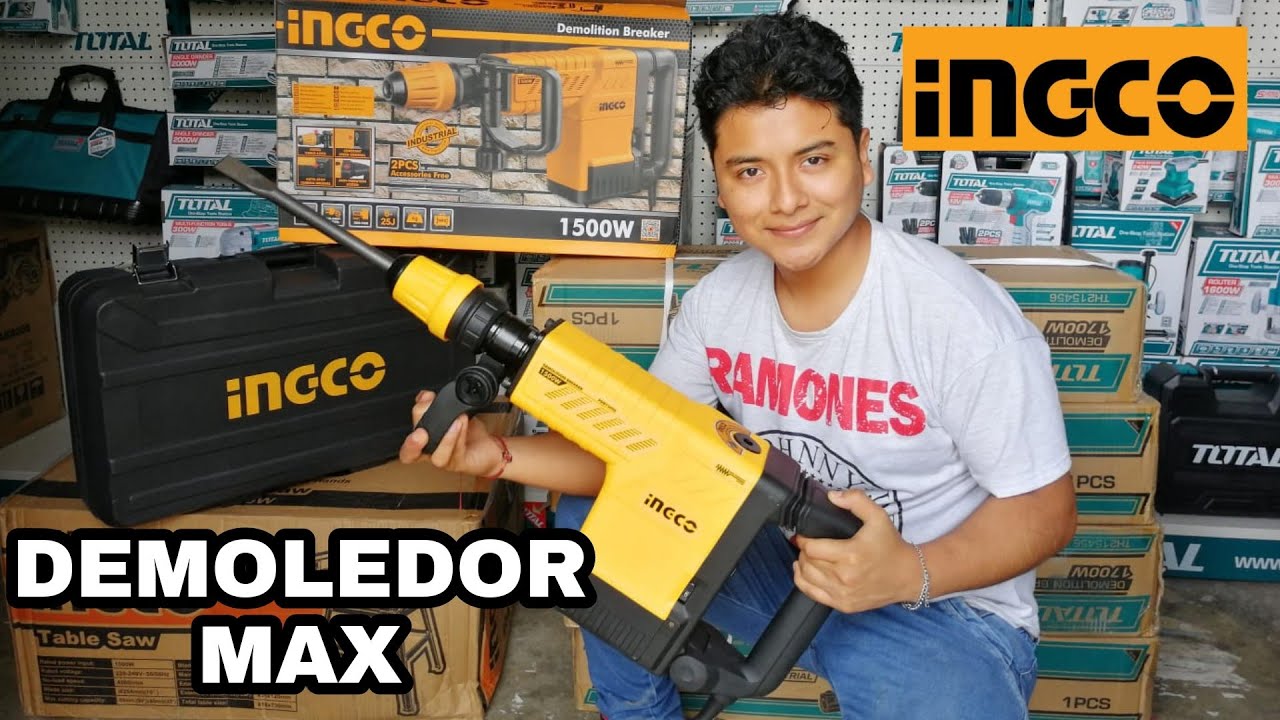 MARTILLO DEMOLEDOR INGCO 12KG-DEMOLEDOR MAX