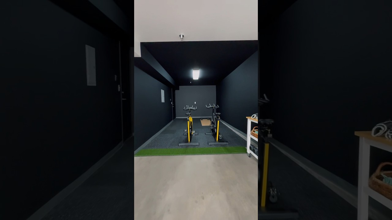 garage home gym pt 1 | paint it black 🫡 