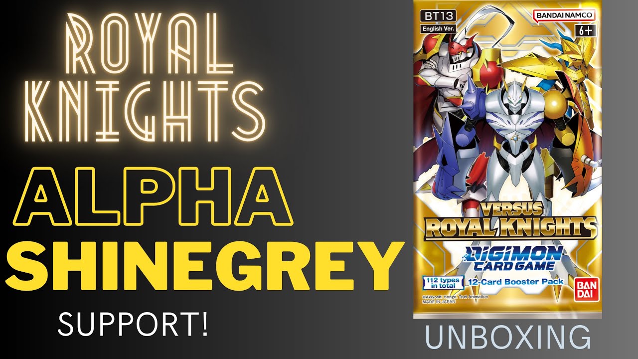 Digimon TCG BT13: Versus Royal Knights Unboxing