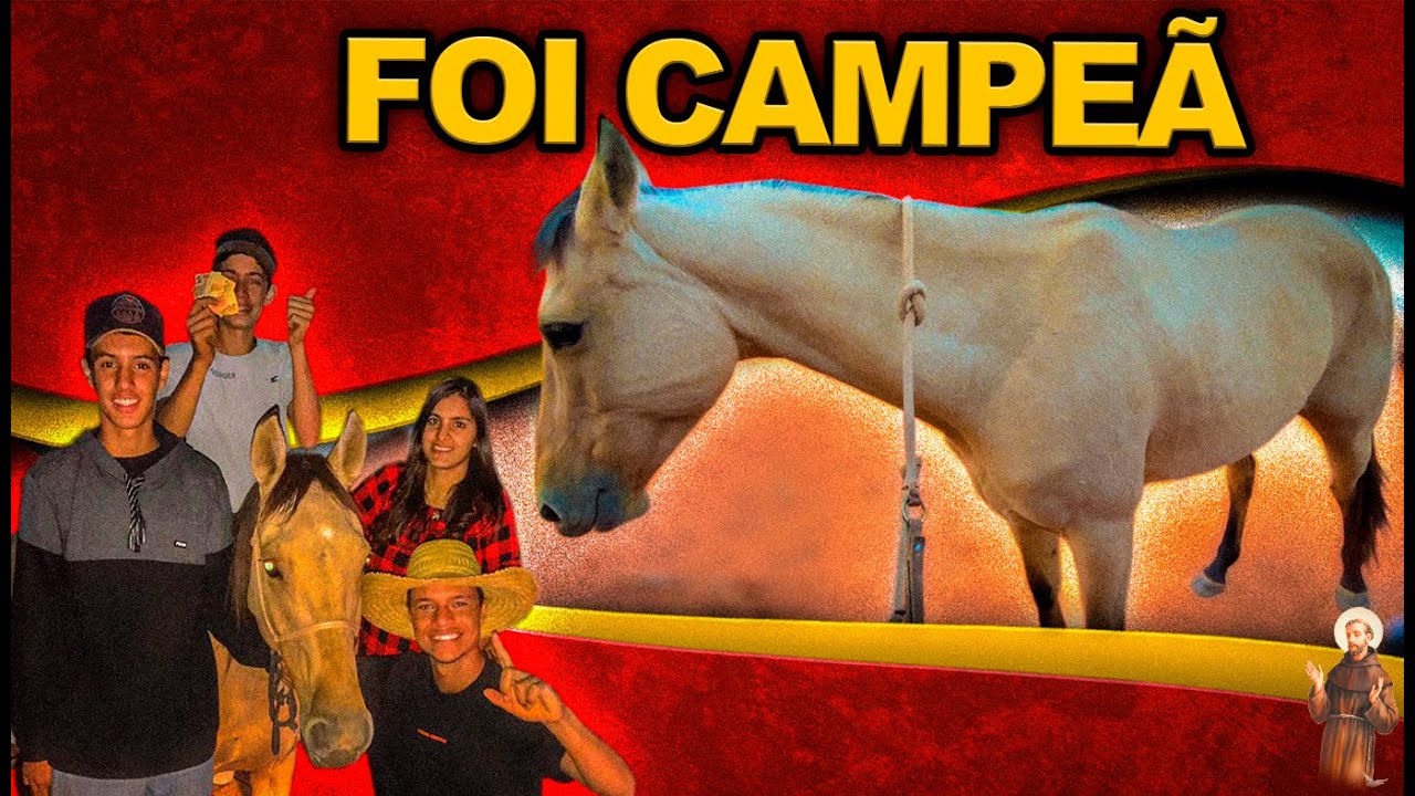 Final Corrida de Cavalo - Minha égua Foi Campeã -