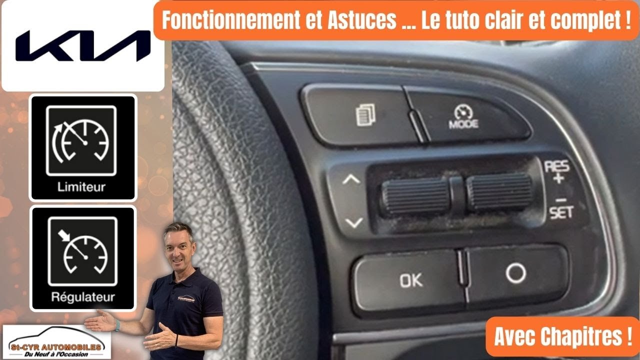 Kia, le régulateur et limiteur de vitesse, comment ça marche?