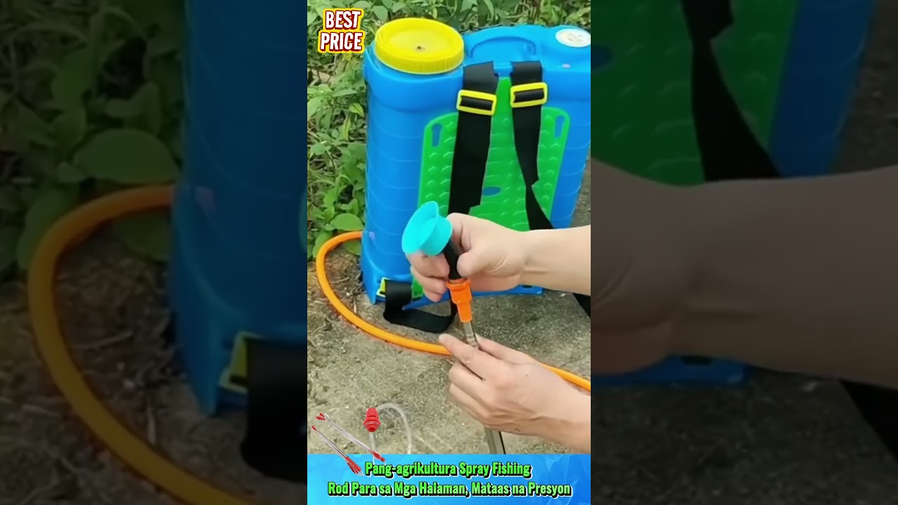 Pesticide spray nozzle can be extended. Helps spray pesticides on tall trees | Kualahome