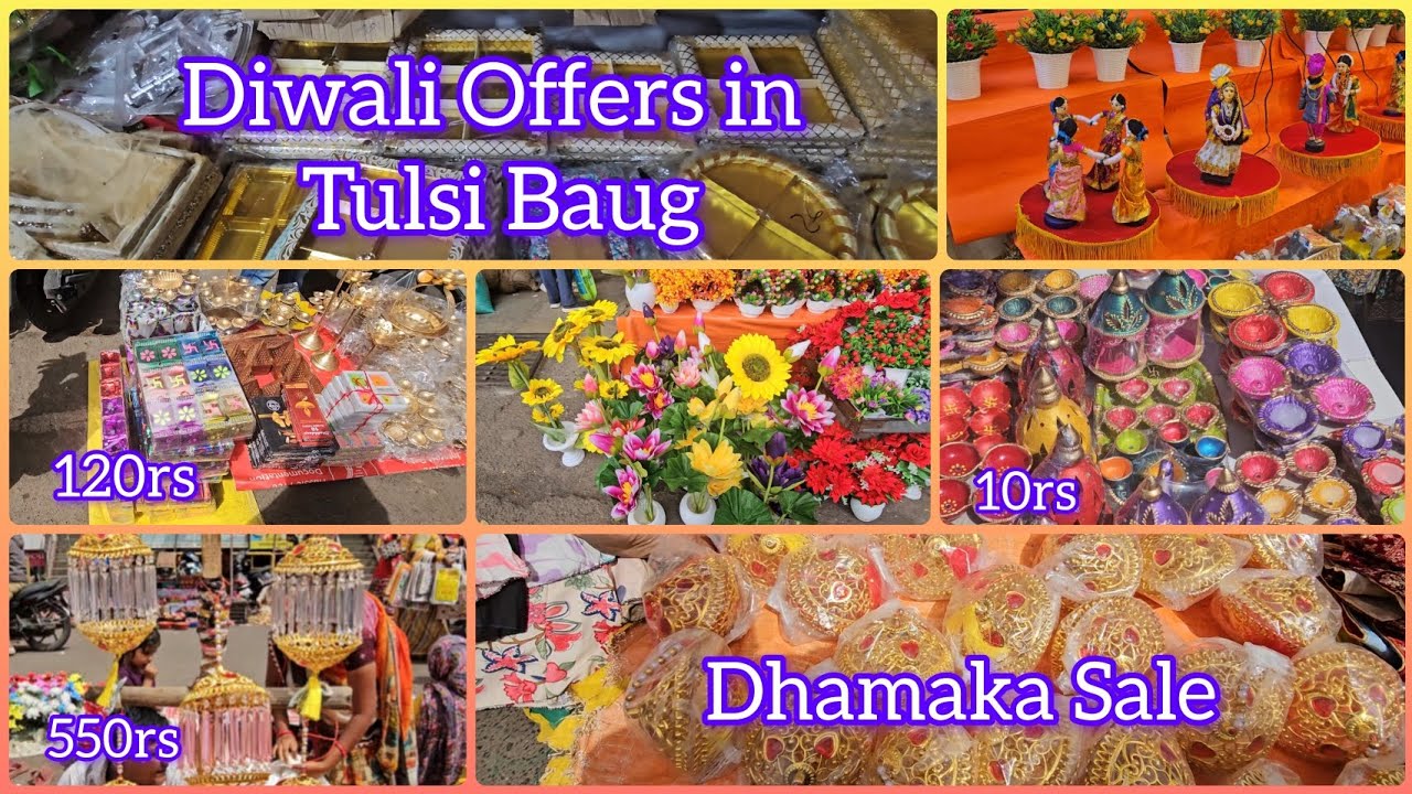 Diwali Street Shopping in Pune Tulsi Baug 2025#streetshopping #tulsibaug #diwali 