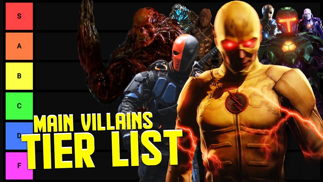 Arrowverse Main Villains Tier List (Updated)
