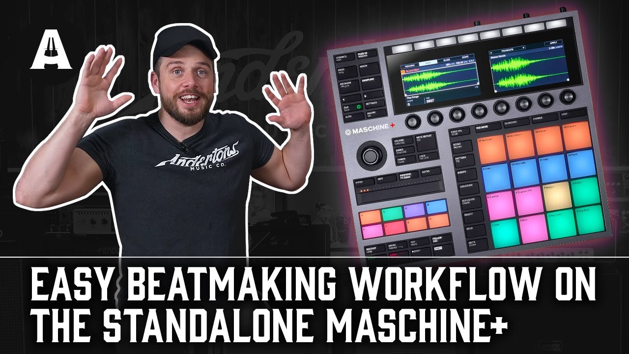 Beat Making on the Native Instruments Maschine+ - A Super Intuitive Workflow!