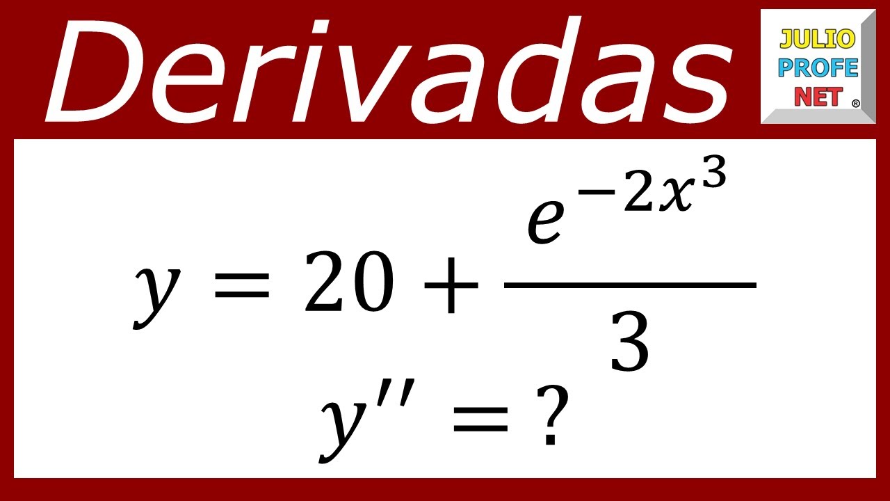 Derivadas de orden superior | Ej. 1 #julioprofe