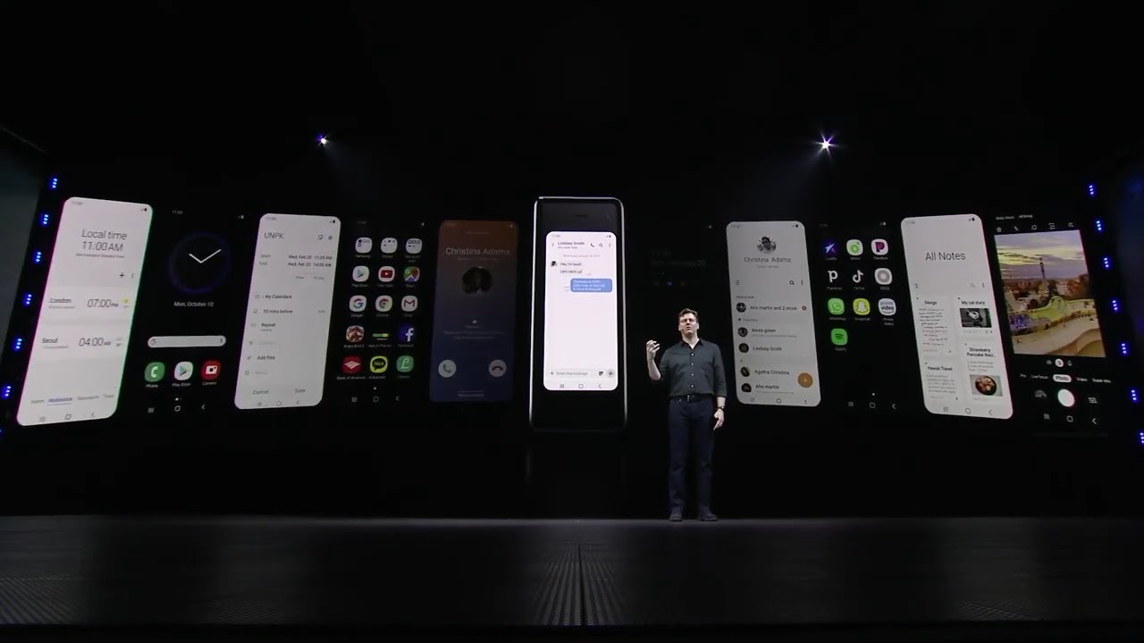 Samsung Galaxy Fold  FULL launch event (Unpacking event)