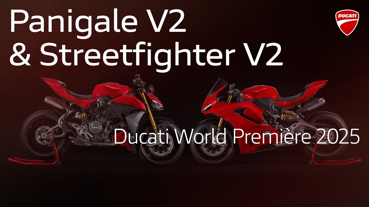 Ducati World Première 2025 | New Panigale V2 and Streetfighter V2